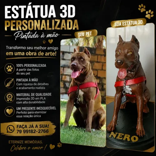Estatua pet personalizada