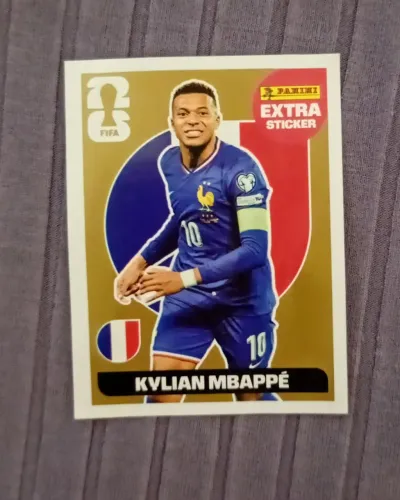 Figurinha rara Word CUP 2026 VERSAO OURO - KYLIAN MBAPPE