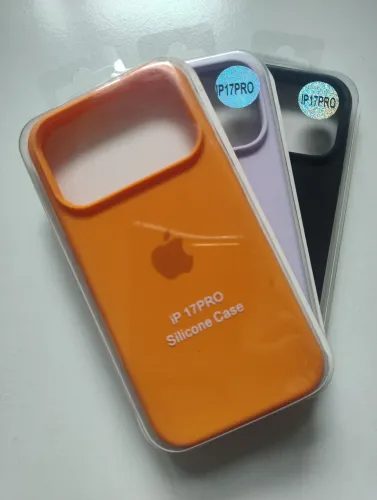 Kit 3 Capinha Silicone iPhone 17 Pró diversas cores case