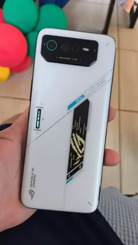 Rog Phone 6 white 16ram 512gb Usado