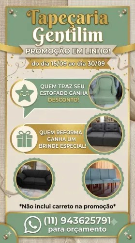 Reforma de estofados em geral