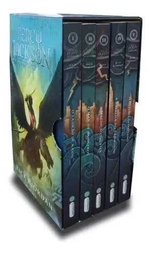 Box percy jackson e os olympianos 