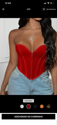Vendendo corset
