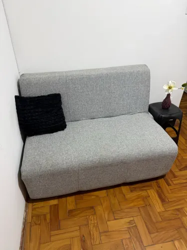 Sofá cama Tok Stok em linho NOVO! 