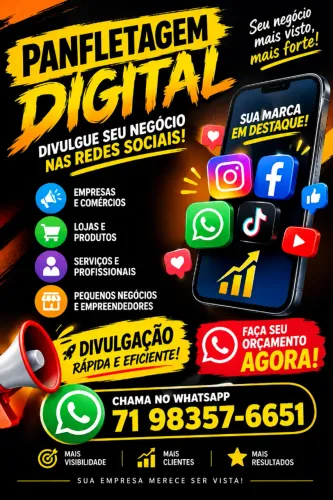 ? Panfletagem Digital | Divulgação nas Redes Sociais
