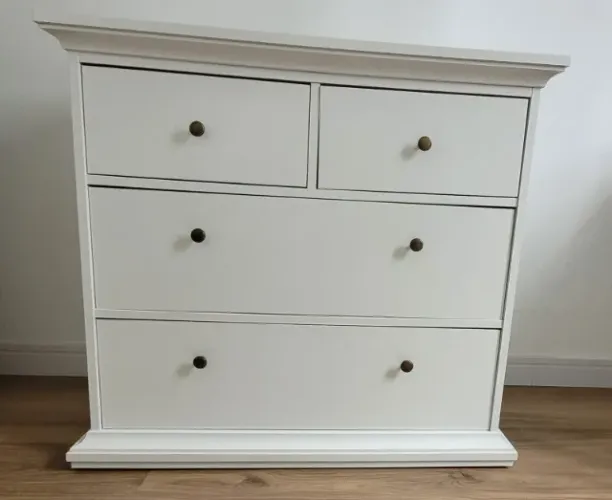 conjunto de móveis provençais para quarto: 2 Cômodas + 2 Criados