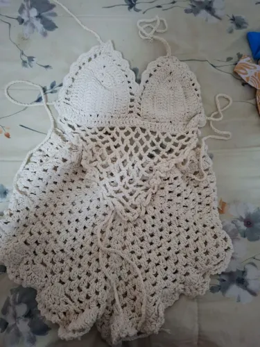 Conjunto de crochê