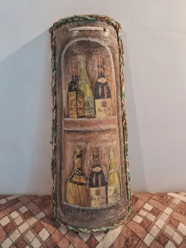 Telha decorariva enfeite sala ou churrrasqueira