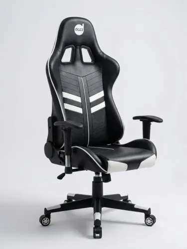 Cadeira Gamer Dazz - Preto/Branco (Excelente Estado)
