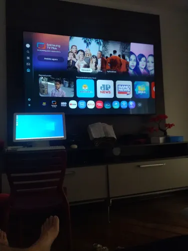 Tv 75 p Samsung tudo em 1 xbox 3 meses de uso nota