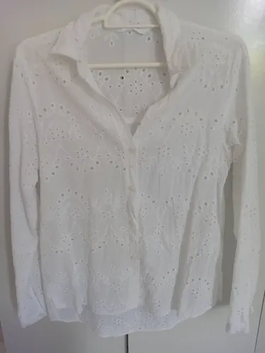 Camisa social de renda