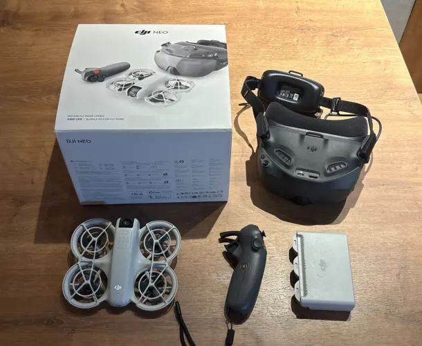 Dji neo 1 + kit fly more + óculos fpv