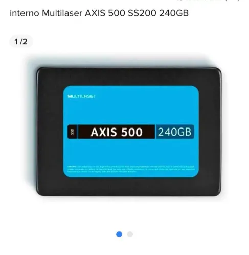 Memoria Ram Apacer e interno Multilaser AXIS 500 SS200 240GB