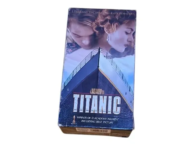FILME VHS TITANIC DUPLO RARIDADE 