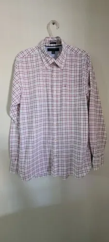 Camisa xadrez masculina Tommy Hilfiger