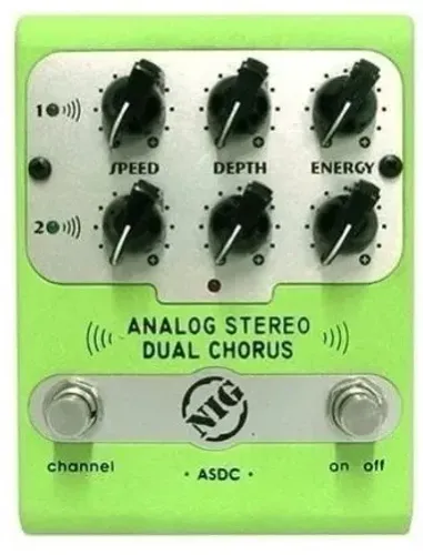 Pedal Nig Analog Stereo Dual Chorus Guitarra/baixo - Asdc