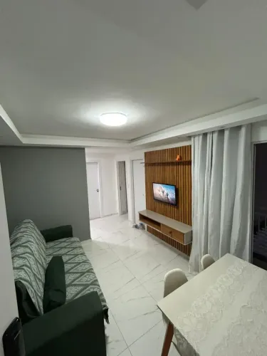 ALUGA-SE APARTAMENTO MOBILIADO 1º ANDAR