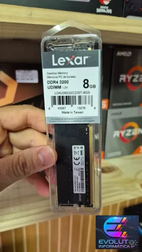 Memória RAM DDR4 8GB 3200mhz Lexar, nova, lacrada, com garantia!