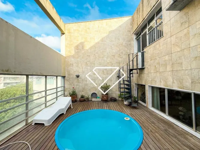 Cobertura com 4 dormitórios à venda, 313 m² por R$ 7.200.000,00 - Leblon - Rio de Janeiro/