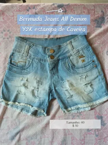 Bermuda Jeans All Denim y2k