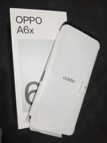 APARELHO CELULAR OPPO A6x, 4GB/128GB. COR PÚRPURA, NOVO NA CAIXA. MODELO CPH2819.