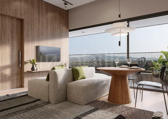 Apartamento com piscina na sacada no Edifício Vértice em Porto Belo