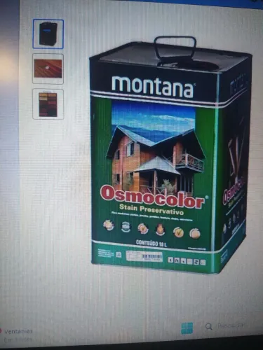 VERNIZ OSMOCOLOR MONTANA STAIN PRESERVATIVO 18LTS