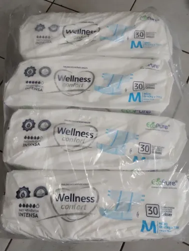Fraldas geriátricas Wellness M, 8 pctes  