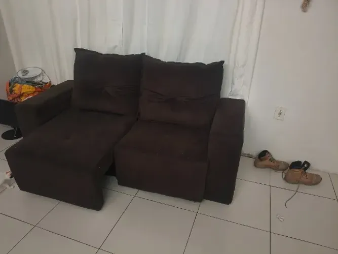 Sofá cama reclinável  seminovo