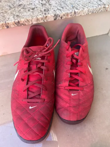 Chuteira Nike Five Vermelha Tam 41