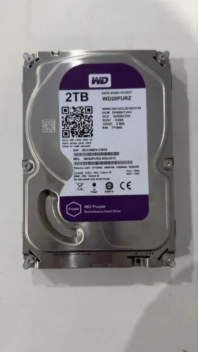 HD 2TB WD Purple Novo sem uso