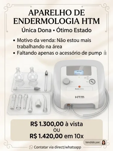 Aparelho Endermo / Vacuoterapia Estética