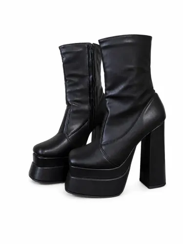 Bota Meia Pata, Cano médio, N° 36