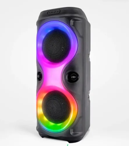 Caixa de som Bluetooth Portátil Com Led RGB Portátil FM USB TWS 30W