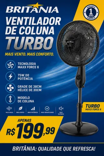 Ventilador Coluna 30cm