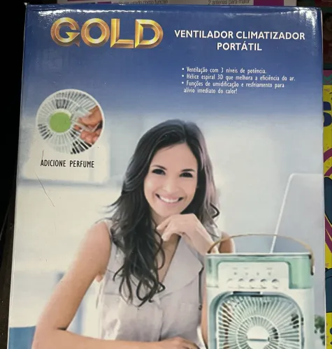 Ventilador humificações portátil