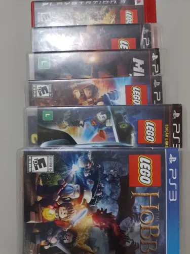 Coleção com 6 jogos para ps3 lego