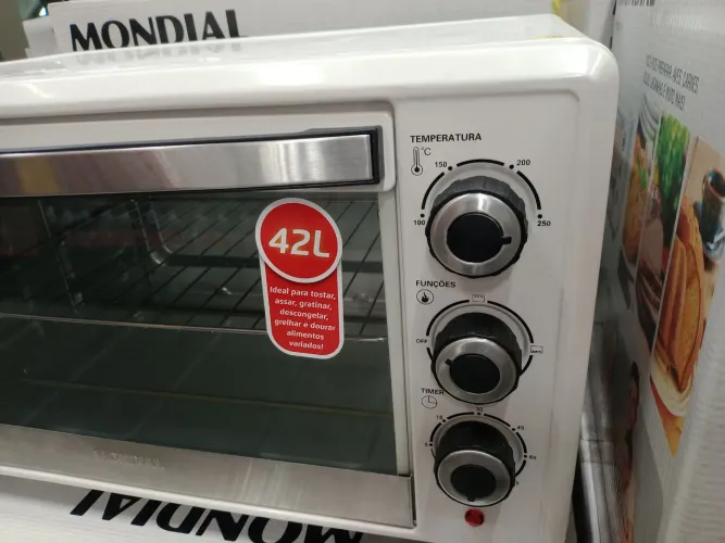 FORNO ELÉTRICO MONDIAL 42L 1600W - NOVO | PROMOÇÃO