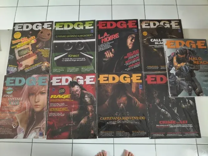 Revista Edge Brasil Games (coleção completa 18 vol.)