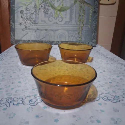 Tigela sobremesas Duralex, 3 peças
