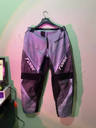 Calça Motocross / Trilha Pro Tork Insane X - Cinza e Preto