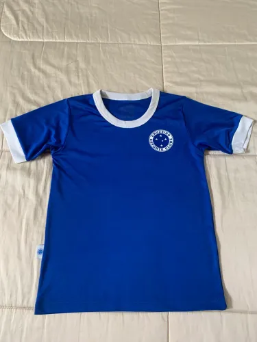 Camiseta Oficial Cruzeiro Infantil Original 6 a 8 anos