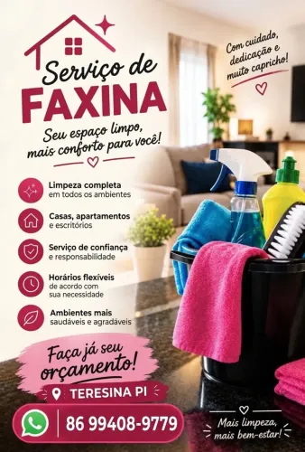 Serviço de Faxina 