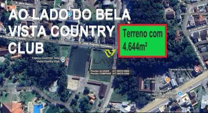 Terreno à venda, 4644 m² por R$ 1.990.000,00 - Bela Vista - Gaspar/SC
