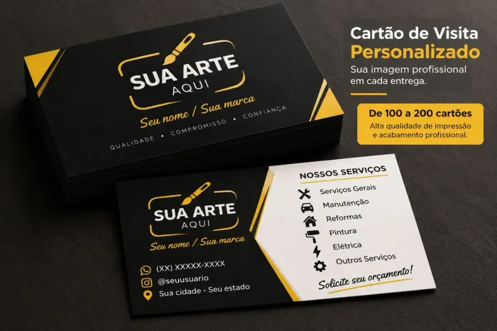 CARTÃO DE VISITA PERSONALIZADO ?