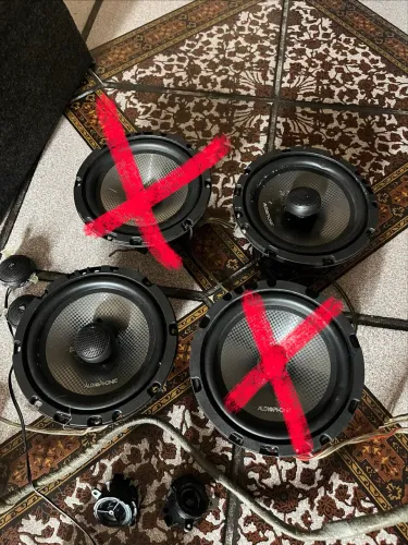 Par de auto falante áudiophonic