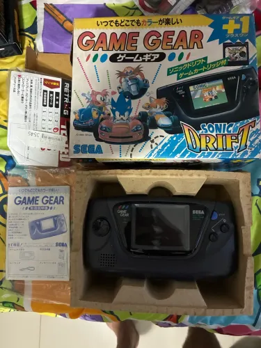 Game Gear Sega Original Japonês Completo na Caixa - problema na tela