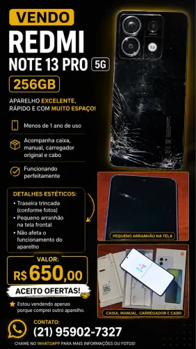 Redmi note 13 pro 256gb 5g