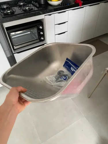 Cuba de inox nova 40x40