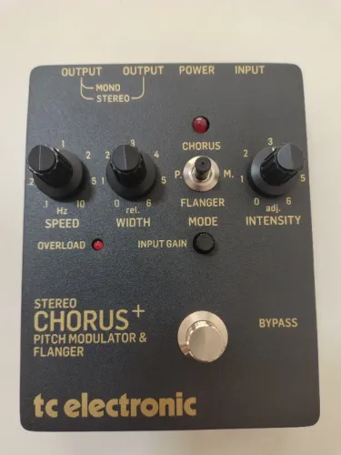 Pedal SCF Gold Chorus Flanger TC Eletronic